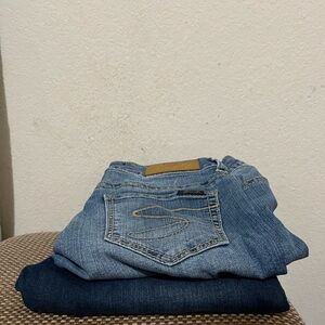 Women’s Jeans Lot Of 2 Size 27/28 Articles Of Society And Seven7